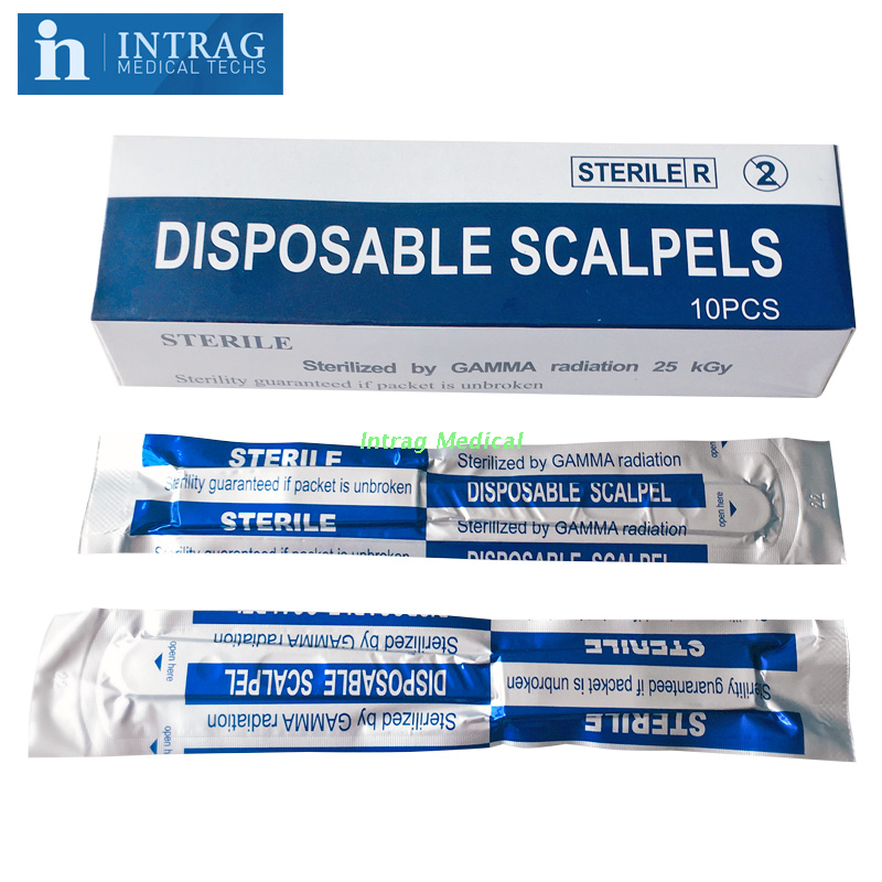 Disposable Stainless Steel Surgical Scapels